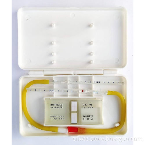 Neubauer Counting Chamber Haemocytometer White - Glass Lab Ware Set